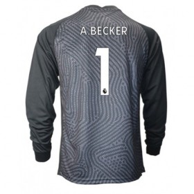 Divisa di Calcio Liverpool A.Becker 1 Portiere Prima 2020/2021 Manica Lunga